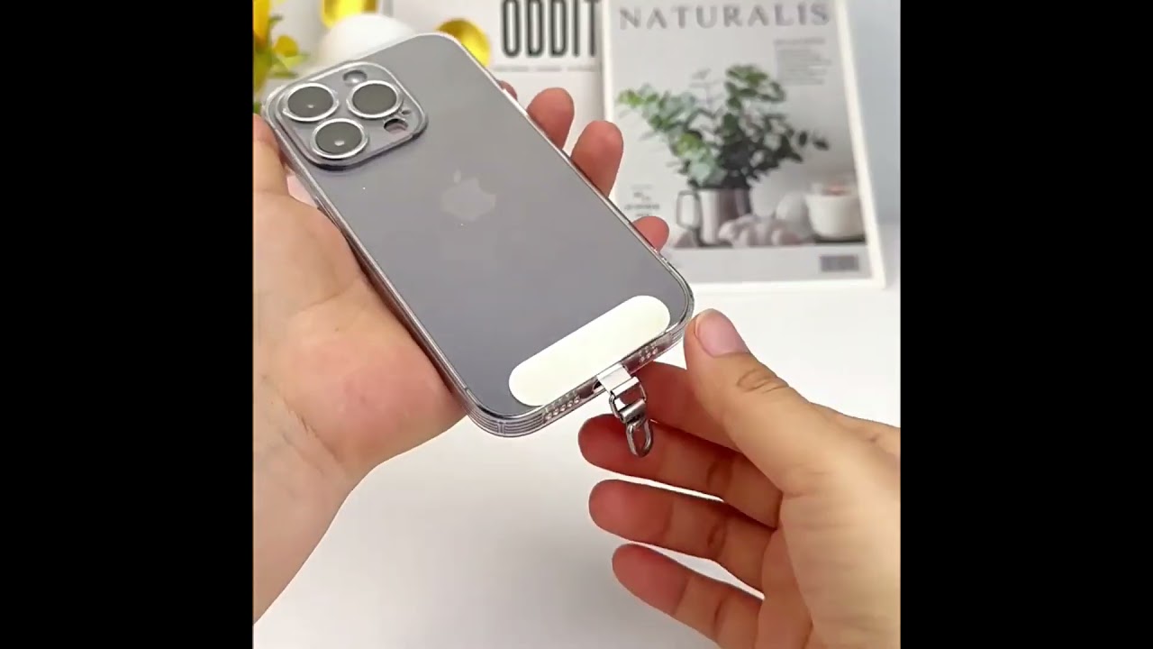 High-End Metal Phone Lanyard Clip – Ultra Thin & Durable! 