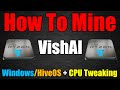 How to mine vishai  cpu tweaking most profitable coin on the market