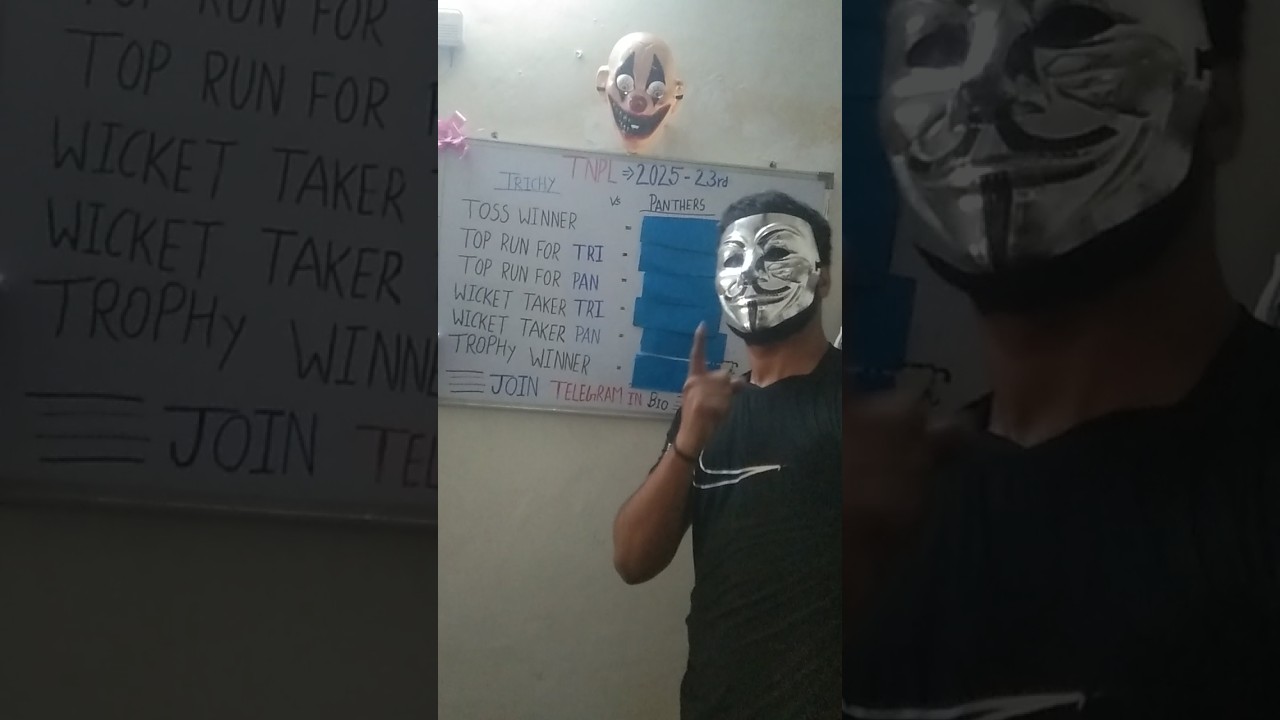 TNPL 23rd Match / Trichy vs Panthers 100% Winnig prediction..! 