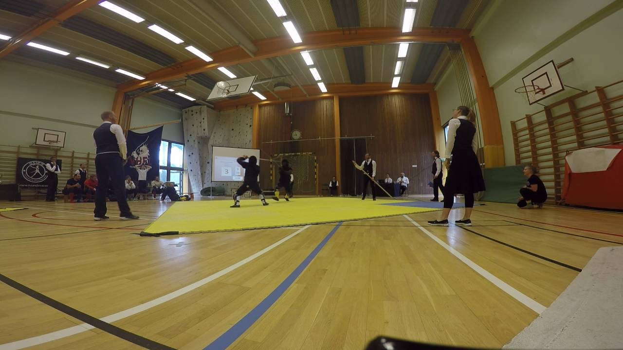 Örebro Open 2016, Men's Longsword, Pool 8. Petri Loukasmäki (B) vs Magnus Lundborg (R)