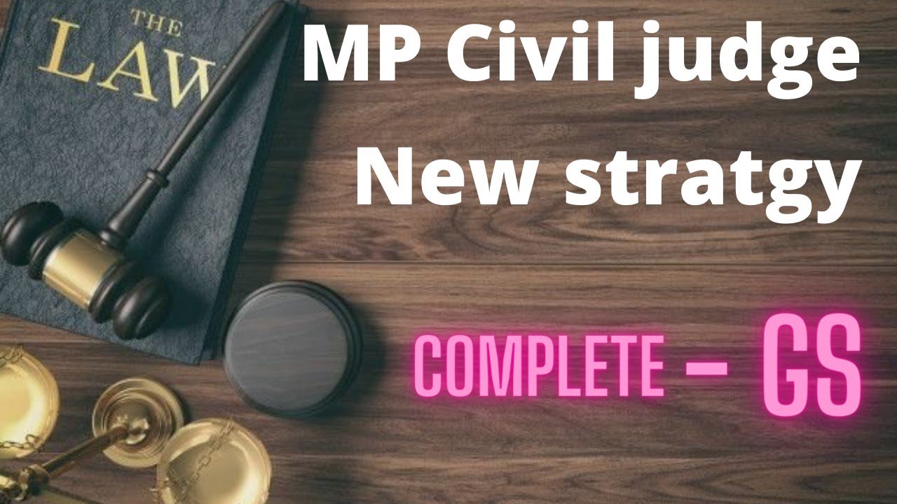 MP civil judge, new strategy - 2021      