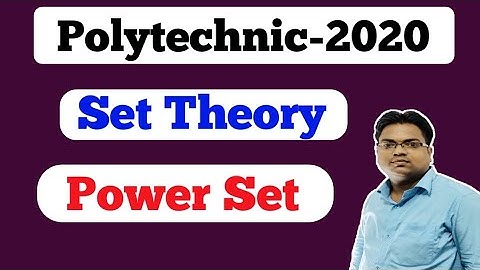 Set Theory / Power of Set / Bihar polytechnic / up polytechnic / Mp Polytechnic / jharkhand