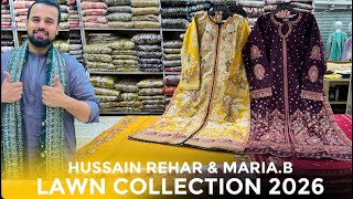 Ideal boutique Luxe lawn Collection 2026 | Hussain Rehar | Maria b | summer Collection | Lawn Dress 
