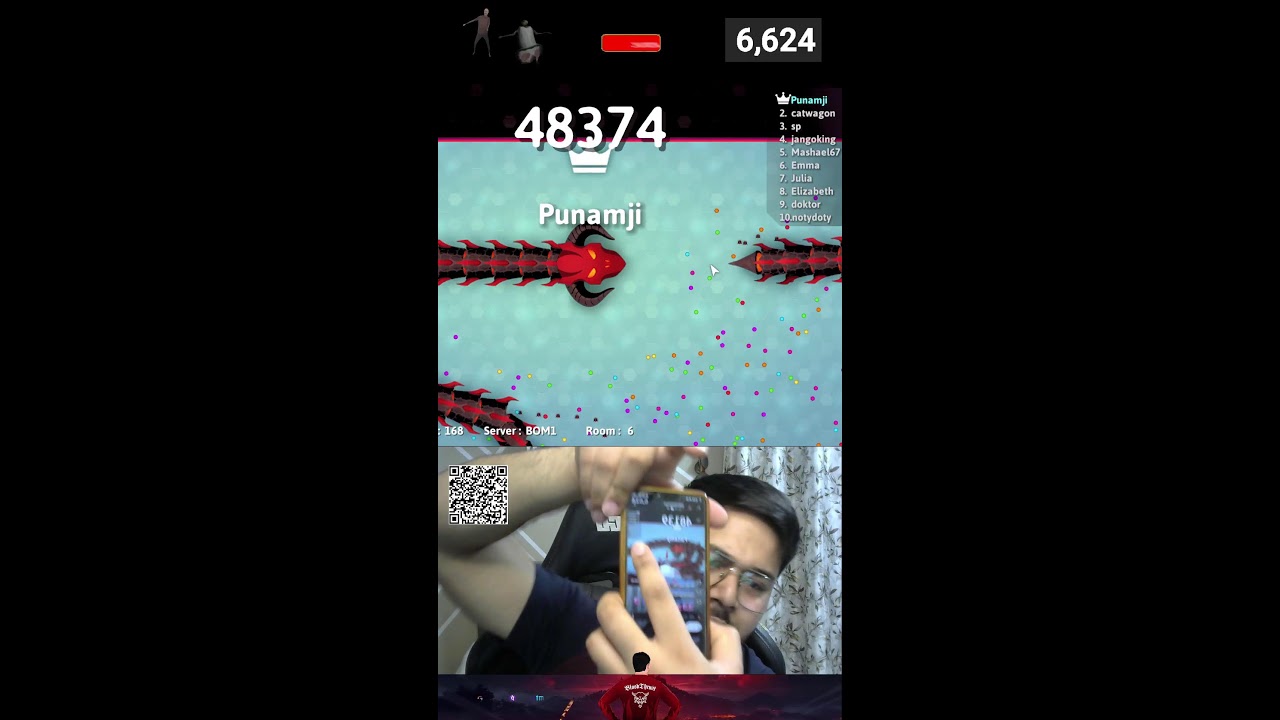 India #1 In Snake.io | #shortslive #shorts