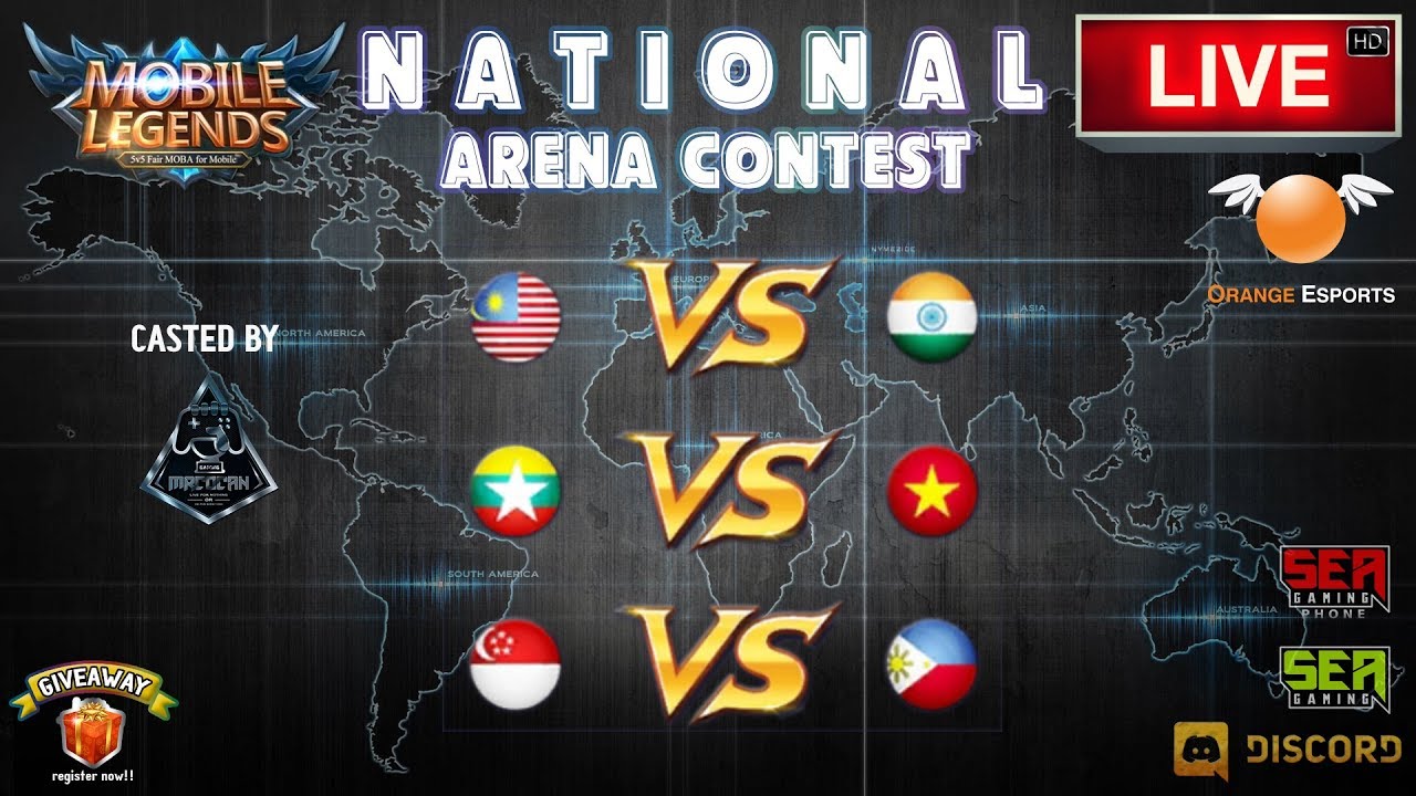 [Mobile Legends] National Arena Contest ðŸ”˜ LIVE | Malaysia - YouTube - 