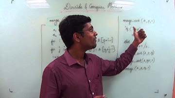 Divide and conquer Alogrithms