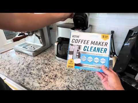 Coffee Machine Cleaner Descaler Tablets, Coffee Maker Pot Descaling & Cleaning Tabs, Descale Drip Co