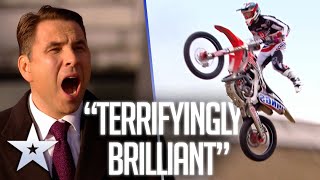 daredevils fly through the air on motorcycles unforgettable