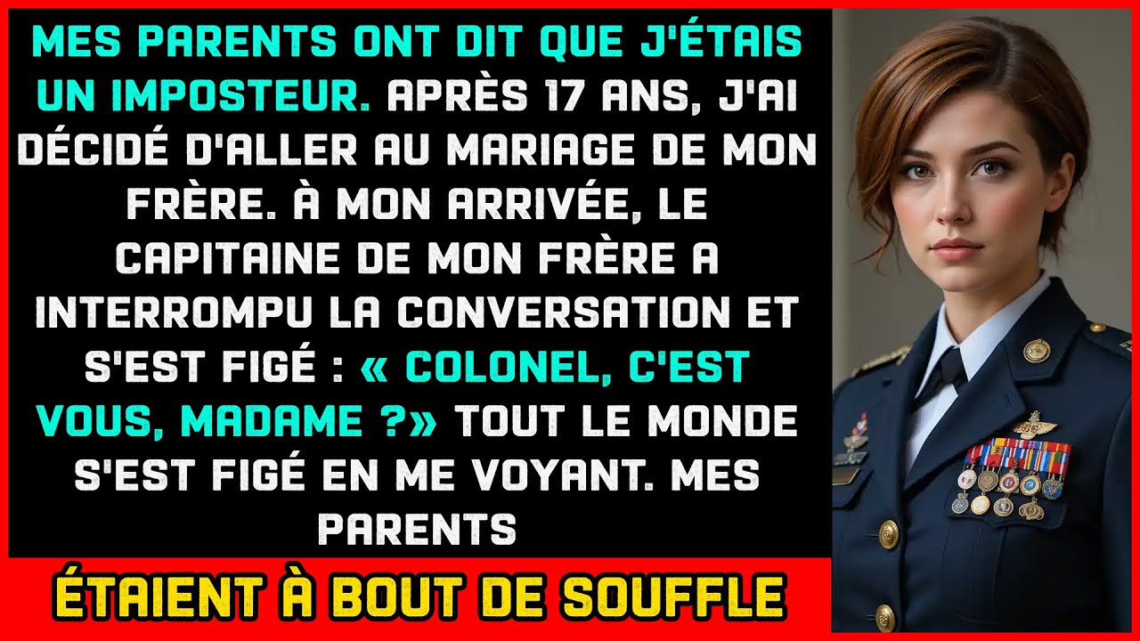 Ils pensaient que j’étais cadette — Au mariage de mon frère, son capitaine : « Colonel Madison ?!
