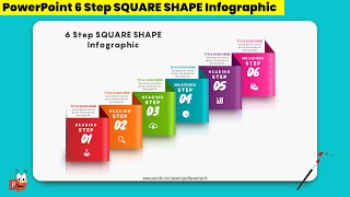 51.PowerPoint Presentation with 6 Stage Business Infographic | Free PowerPoint Templates