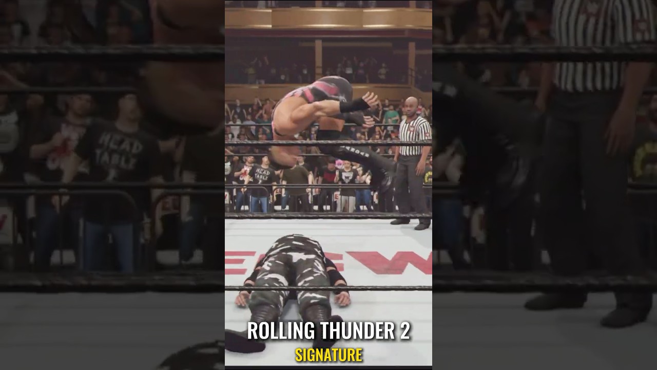 Фирменные приёмы и финишёры Роба Ван Дама в WWE 2K25 (геймплей)