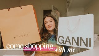 Ganni and Miista Shoes Haul & Unboxing | Come Boxing Day shopping Kings Road, Chelsea