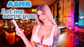 ASMR Hooters Waitress Flirty Whispering - Let me serve you Personal Attention for Sleep