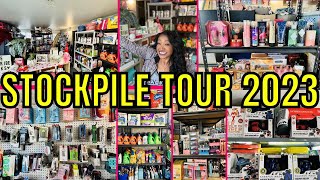 HUGE STOCKPILE TOUR 2023 |STOCKPILE ORGANIZATION | HOW I ORGANIZE MY STOCKPILE ROOM