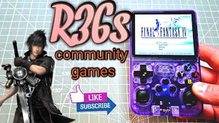 R36s newest Update community games PSP I N64