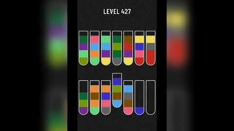Water sort puzzle level 427