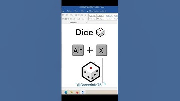 Dice 🎲 symbol in Ms Word Shortcuts Key || #shorts #pc #tricks #dice #yt #asmr #computerscience #tips