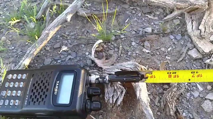 Yaesu FT-60R antenna idea