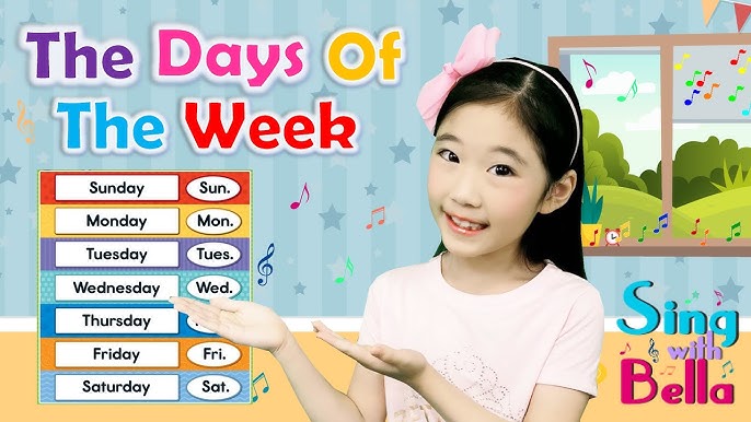 The Days of the Week Song (Starting with Sunday)