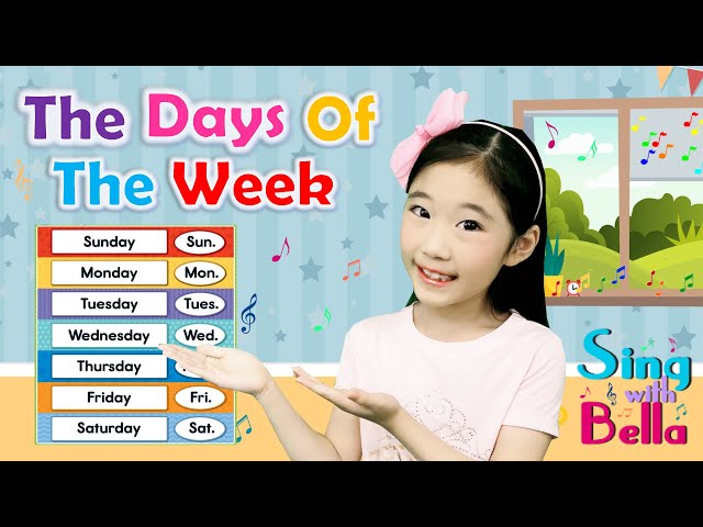 The Days of the Week Song with Actions and Lyrics | Kids Action Song | Sing with Bella class=