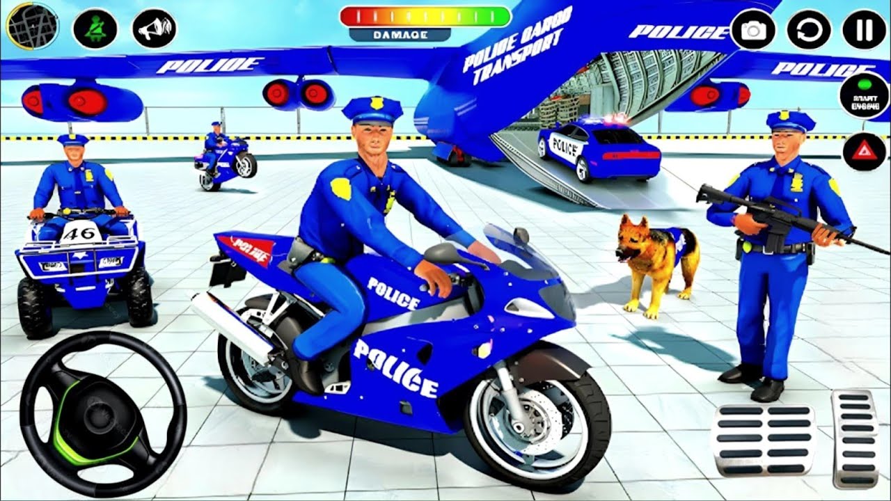 🚓 Police Car Chase Simulator 3D - Real City Cop Pursuit Gameplay (Android)