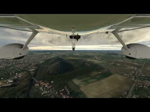 Flight Simulator Survol de la Baie de Somme entre Lens Bénifontaine et Eu Le Tréport LFQL LFAE DA40