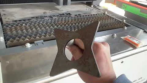 DAHAN laser 1500W fiber cut 5mm Carbon steel with ...