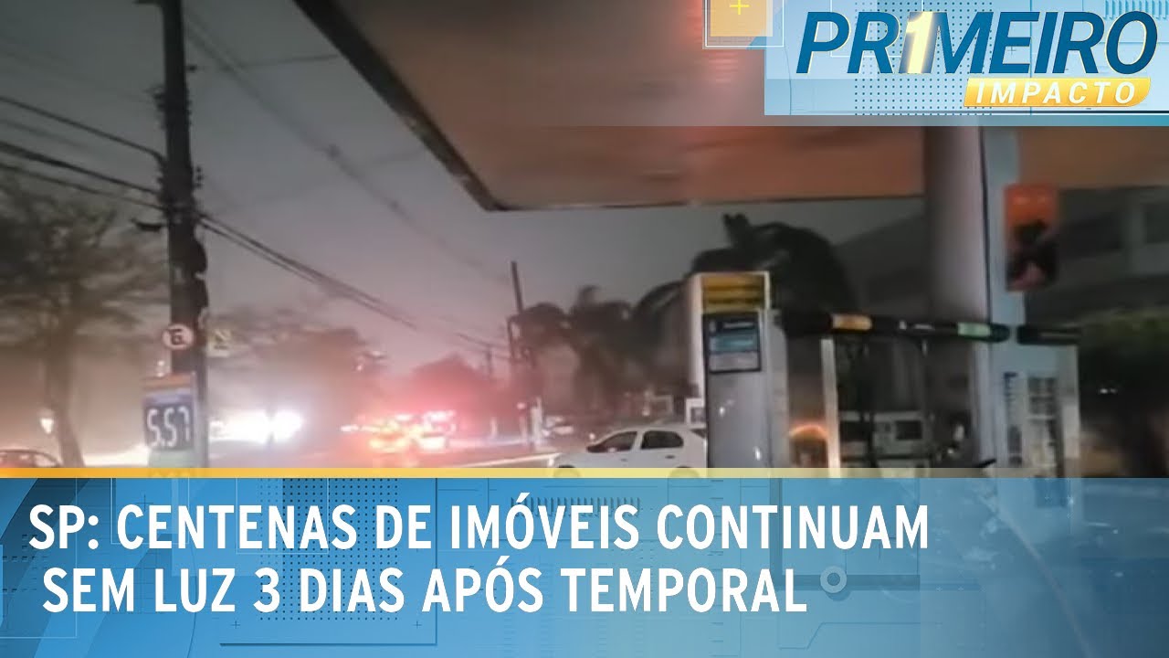 537 mil imóveis continuam sem energia em SP; Enel não dá previsão | Primeiro Impacto (14/10/24)