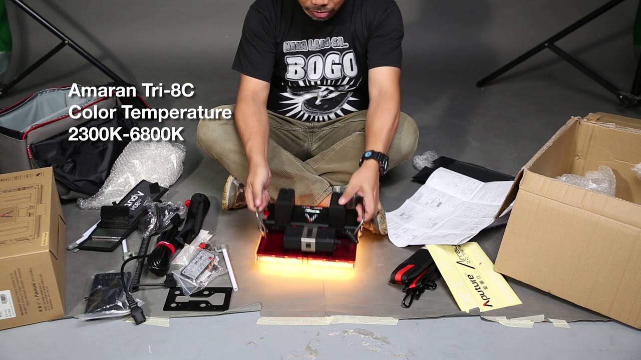 APUTURE AMARAN TRI-8 C UNBOXING