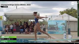 Livi Castilho 3M Spingboard L Championships Saltos Ornamentais Brasil 2023