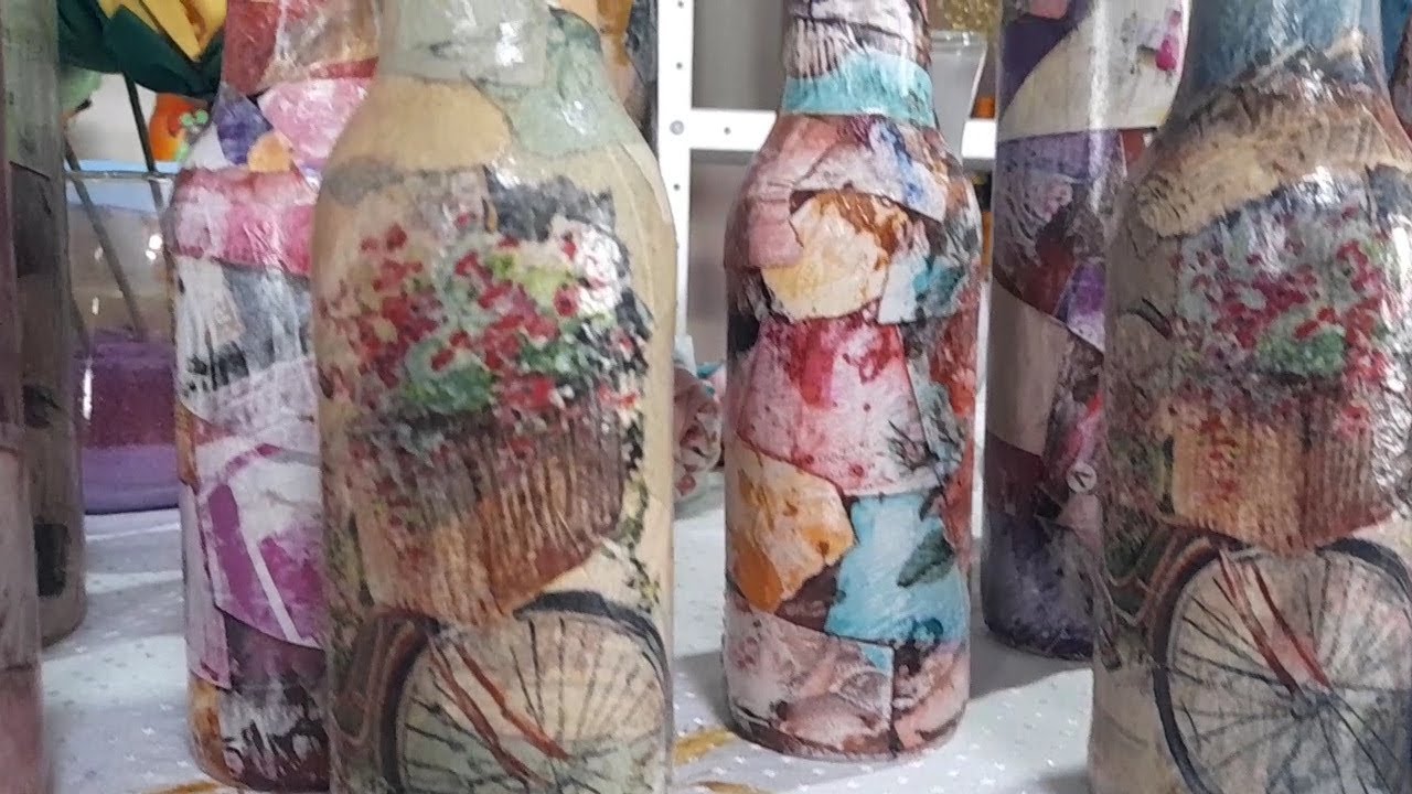 Reciclando garrafas que iriam para o lixo, técnica da revista  - vídeo 2