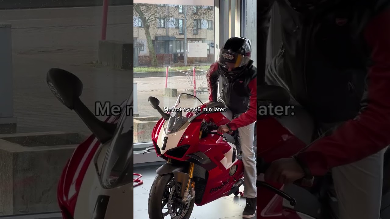 Можно мне протестировать этот мотоцикл?? 😳 w/ducati_antwerpen