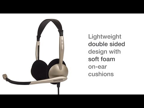 Koss CS100 Communication Headset Features