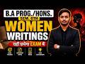 Women Writings Important Questions 2026 | B.A Prog/Hons Sem 6 | यही छपेगा Exam में