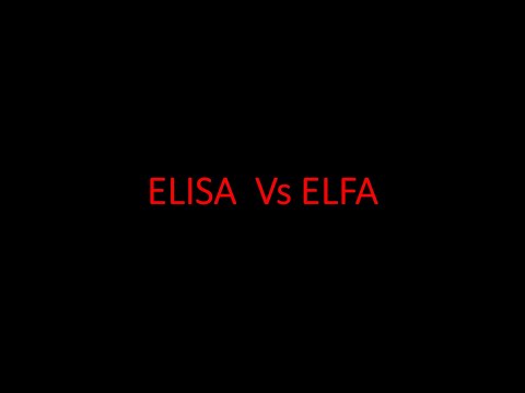 ELISA  Vs ELFA