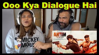 Antim : The Final Truth  Trailer Reaction | Salman Khan, Aayush Sharma | The S2 Life