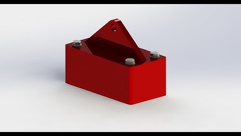 SOLIDWORKS TUTORIAL 3 (MAGNETIC BLOCK)