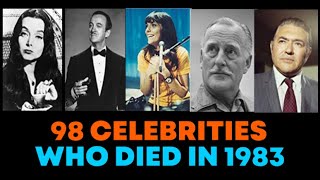 In Memoriam: Celebrity Deaths in 1983 🌟 Celebrities Who Died in 1983