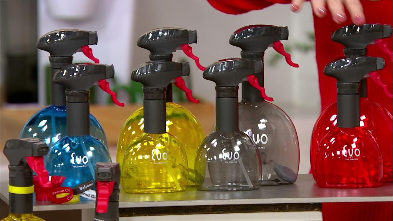 Evo 8oz & 18oz NonAerosol Oil Sprayer Set on QVC YouTube