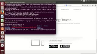 Installing Google Chrome in Ubuntu 14.04 Desktop