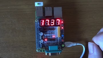 Raspberry Pi EB:Expansion Board PI:PI seven segment display