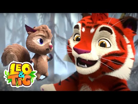 Leo & Tig - O Mistério da Floresta Queimada e mais episódios completos | Desenhos infantil 🐯🦁