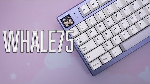 Whale75 by Linworks with Zaku Switches Sound Test