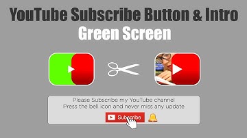 Subscribe Buttons and Bell Icon Green Screen | MTC TUTORIALS