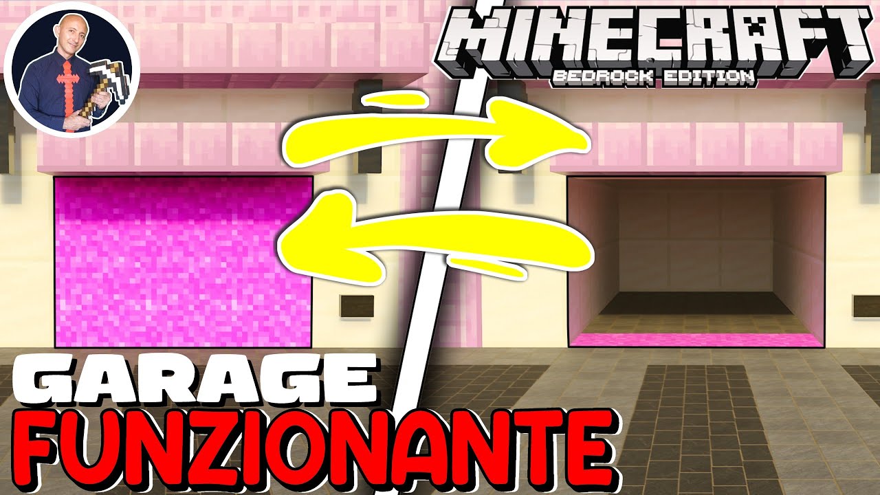 MINECRAFT COME FARE UN GARAGE FUNZIONANTE SU MINECRAFT (PS4 SWITCH XBOX