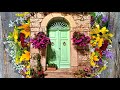 This door is so beautiful flowers! (HD1080p)