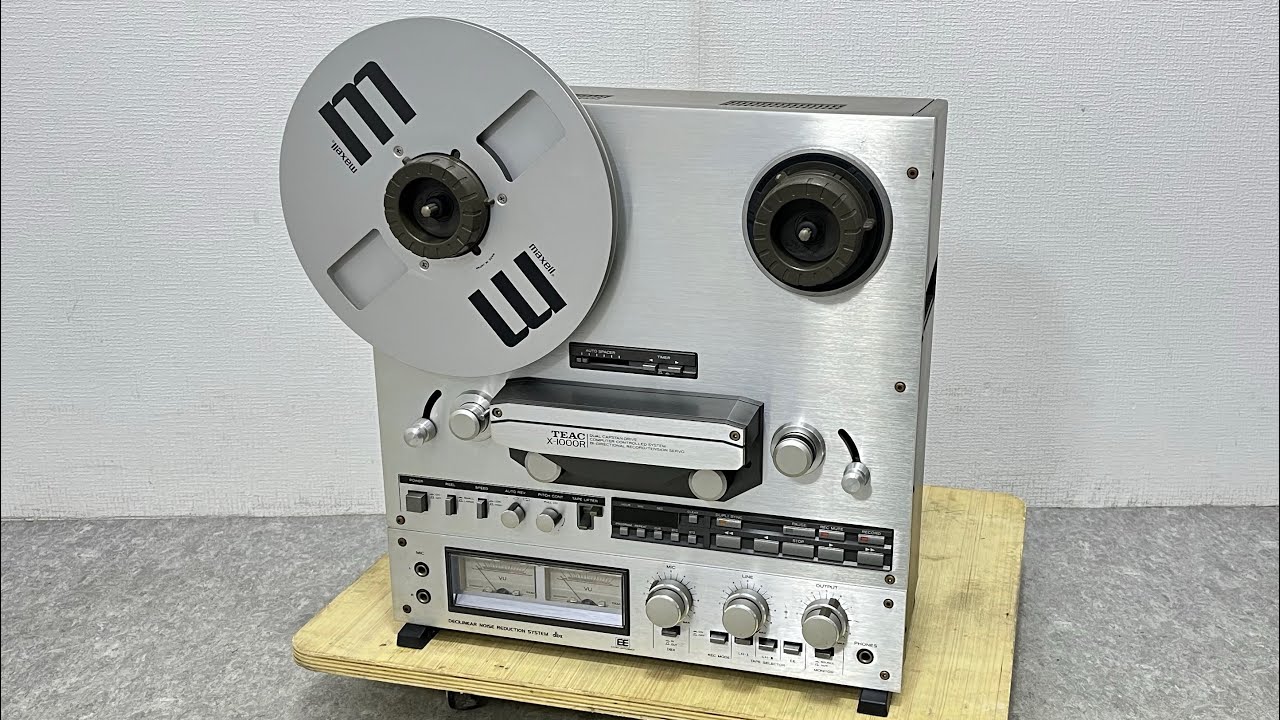 □ TEAC ティアック X-1000R オープンリールデッキ メタルリール 1点 □ TEAC ティアック X-1000R オープンリールデッキ メタルリール 1点