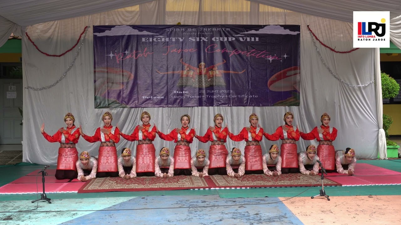 TARI RATOH JAROE SMAN 11 TANGERANG SELATAN at EIGHTY SIX CUP VIII 2023 SMAN 86 JAKARTA #ratohjaroe