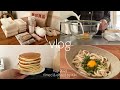 〈vlog〉一人暮らし社会人の平凡な日常🥞/無印良品&SHEIN購入品/コスメ整理💄/ホットケーキ
