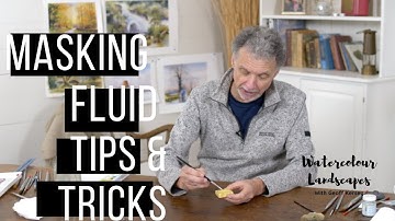 Using Masking Fluid ⎮Geoff Kersey ⎮ Watercolour Landscapes